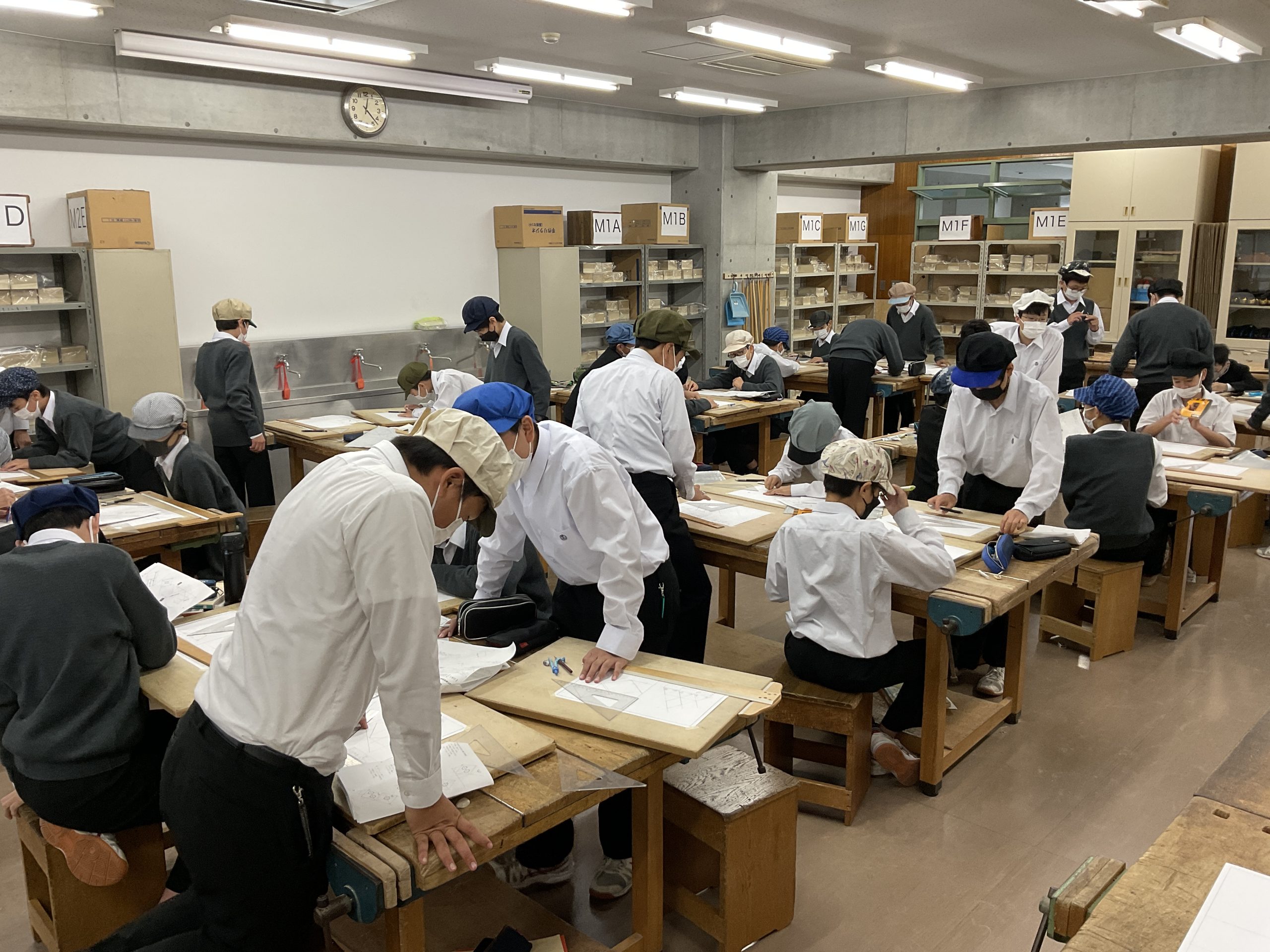 中学1年技術・家庭科の授業 | 城北学園 城北中学校・高等学校